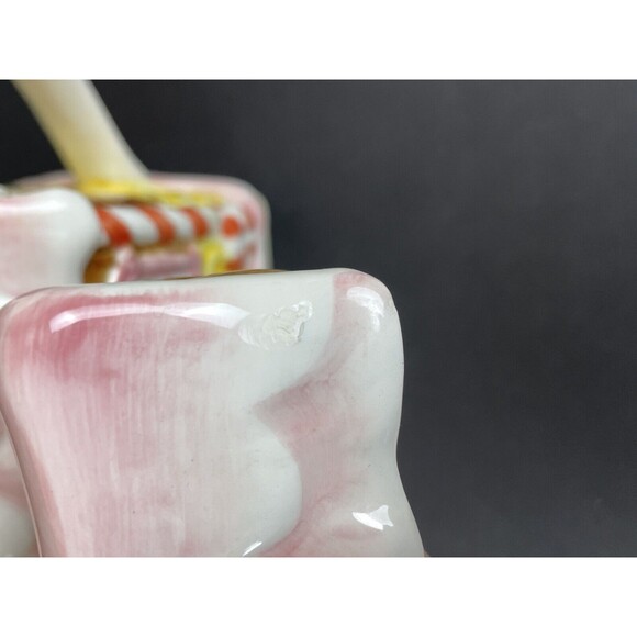 Vintage Matt Hromalik Gingerbread Christmas Teapot Hand Painted Otagiri Japan - Picture 11 of 14